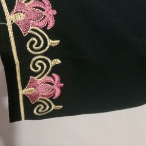 Arabian Fine Embroidery Work Burqa