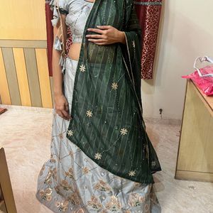 Designer Lehenga For Mehendi Sangeet Sandya