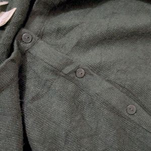 H&M Cardigan Olive Green