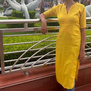 Yellow Kurti