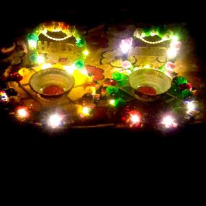 Haldi, Mehendi Plater With Lights