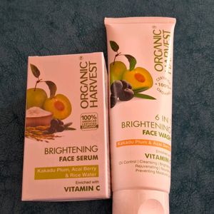 Organic Harvest Face Wash And Serum