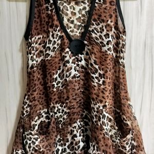 Animal print Top