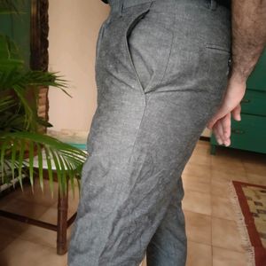 Beautiful Dark Grey Benetton Formal Trousers