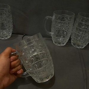 Beer Mug Set Of 4 Designer Luxurious