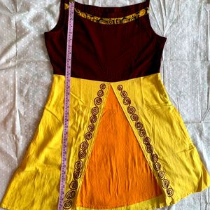 Beautiful Festive Bright Embroidered Kurta