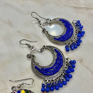 Combo Of 3 Oxidised jhumka