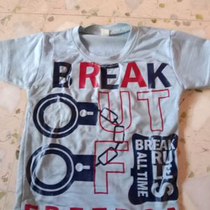 4 Combo Tshirt For 3-6 Month Boy