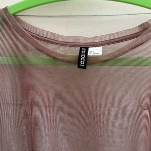 H&M Sheer Pink Over Top