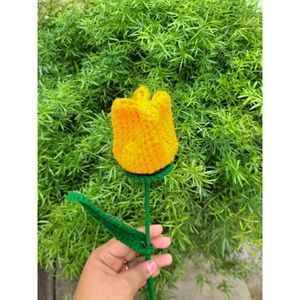 Crochet Tulip Flower (1)