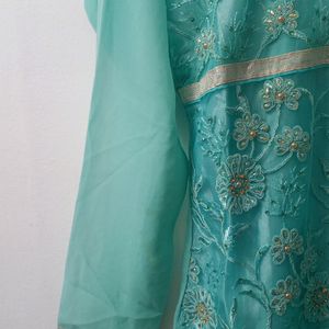 New Pista Colour Georgette Suit Stiched With Astar