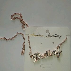 Chain With Word "Destiny"