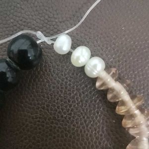 Real Pearls And Glass Beads For DIY Bracelet