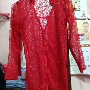 Red Net Jacket