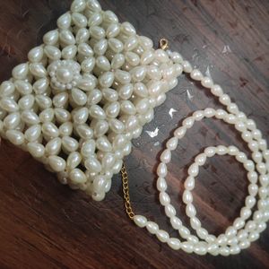 White Pearl Bag🤍