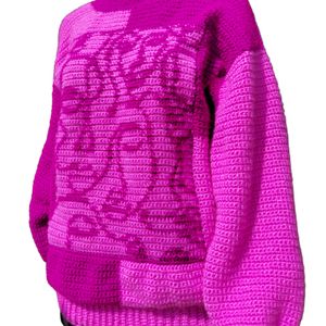 Crochet The Faces Sweater