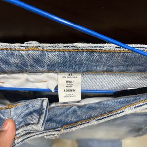 H&M Wide Leg High Waist Jeans