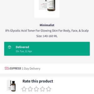 Minimalist Glycolic Acid 8%