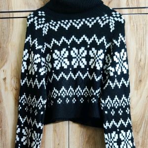 Black & White Designer Baggi SweTer Size-42