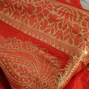 Bandhani Jaipuri Zari Saree