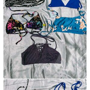 Combo Of Mix Size 25 Halterneck Bras