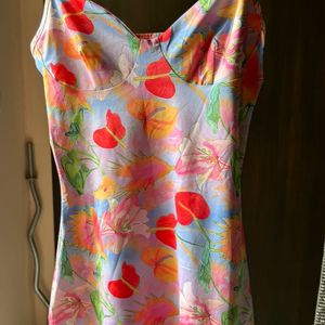 Lulu&sky Floral Dress In Size S