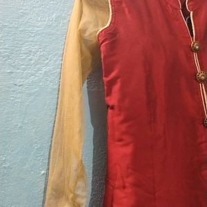 Ethnic Gown With Dupatta