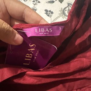 Libas Rust Color Kurti Unused With Tag S Ize