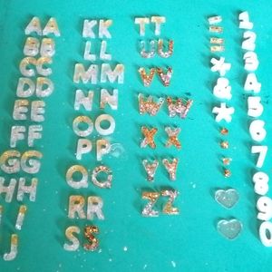 Resin Alphabet A To Z With Numbers