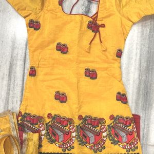 Dress With Chunni Pant Stitched