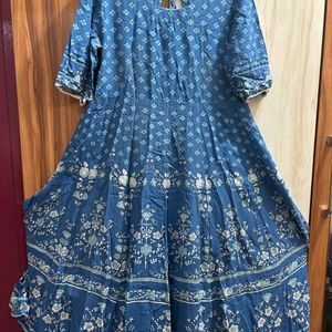 Women Printed Flared A-Line Kurta with Pant