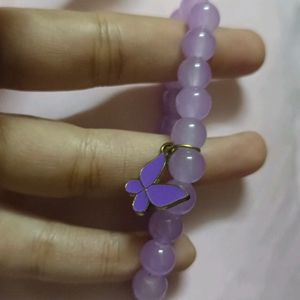 purple butterfly bracelet