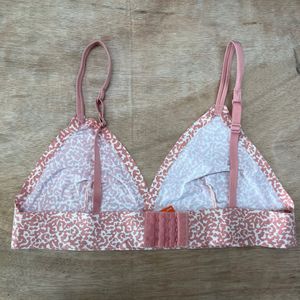 JOE FRESH leopard Print Pink Bralette Women