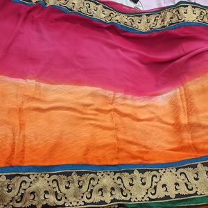 Double Shade Saree