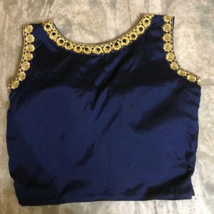 A Festive Wear Navy Blue Lehenga . Fully New