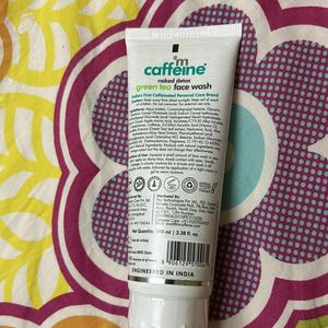 MCaffeine GreenTea Facewash Sealed .