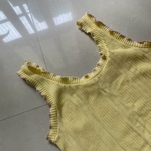 Yellow Pinterest Corset Top