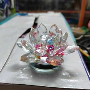 Rotating Crystal Lotus