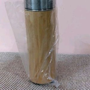 Bamboo Stainless Steel  Flask Water Bottle