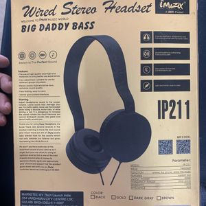 BIG BASS WIRED STERIO HEADSET