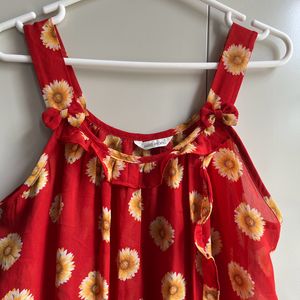 Summer Free Flowing Floral Dress