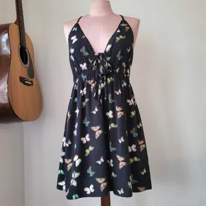 Butterfly Crossover Sun Dress