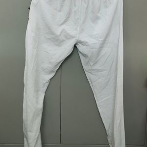 White Joggers| Women| Size - M