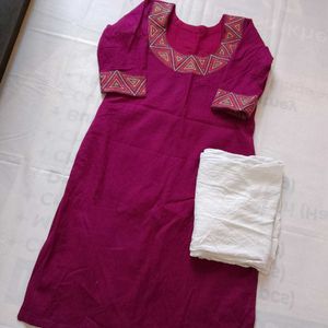 Kurti Plazo Set (4 Inch Margin)