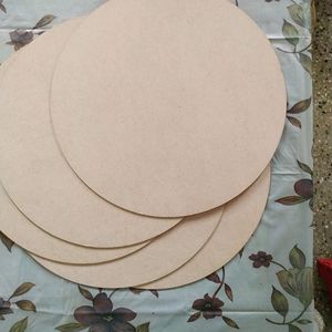 Round Circle MDF Board ✨🤎