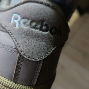 Reebok Leather Lilac Laceup Shoes