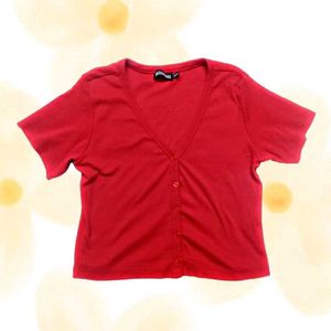 SASSAFRAS Red Crop Top