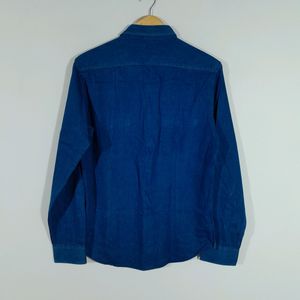 Dark Blue Denim Shirt For Men's