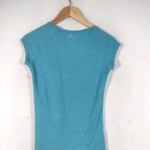 Sea Green Plain T-shirt (Women)