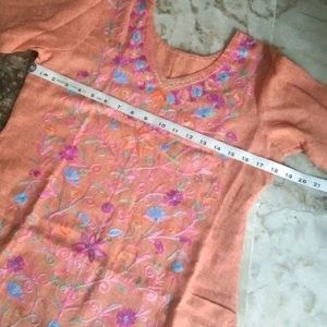 New Cotton kashmiri embroidery full salwar suit